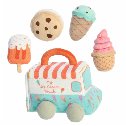 ebba Small Blue Baby Talk 7inches My Ice Cream Truck Engaging Baby Stuffed Animal, One Size - Kroger