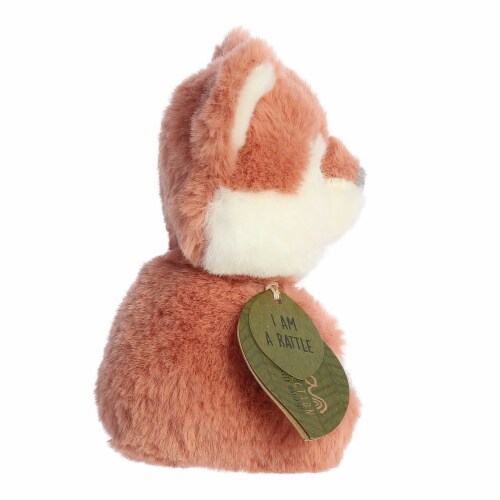 ebba Small Orange Eco ebba 6inches Fox Kit Rattle Eco-Friendly Baby Stuffed Animal, One Size ...