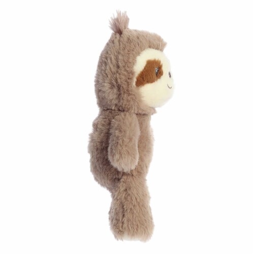 ebba Small Brown Cuddlers Rattle 6.5 Sonny Sloth Playful Baby Stuffed ...