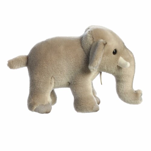 Aurora Medium Gray Miyoni 9.5 inch Asian Elephant Realistic Stuffed ...
