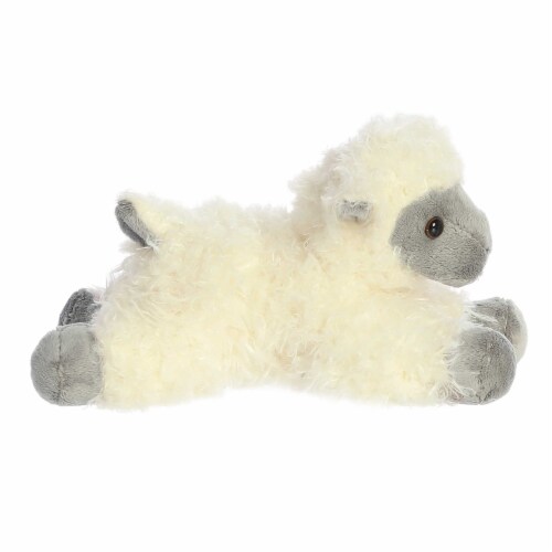 Aurora Small White Mini Flopsie 8 inch Black Face Sheep Adorable Stuffed Animal, One Size ...