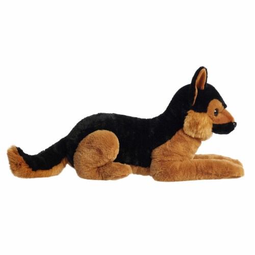 Aurora Large Black Super Flopsie 28 inches German Shepherd Adorable Stuffed Animal, One Size ...