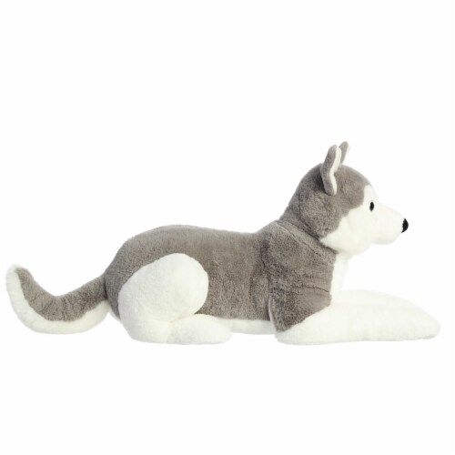 Aurora Large White Super Flopsie 28 inch Husky Adorable Stuffed Animal ...