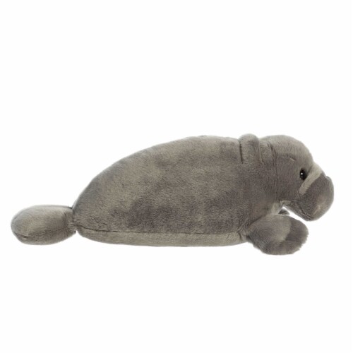 Aurora Medium Gray Flopsie 12 inch Manny Manatee Adorable Stuffed Animal, One Size - Kroger