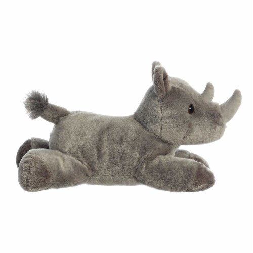 Aurora Medium Gray Flopsie 12inches Rodney Rhino Adorable Stuffed ...