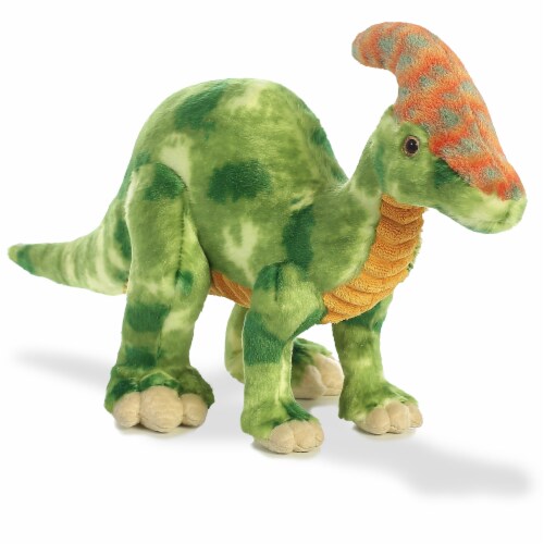Aurora Large Green Dinos & Dragons 16inch Parasaurolophus Ferocious ...