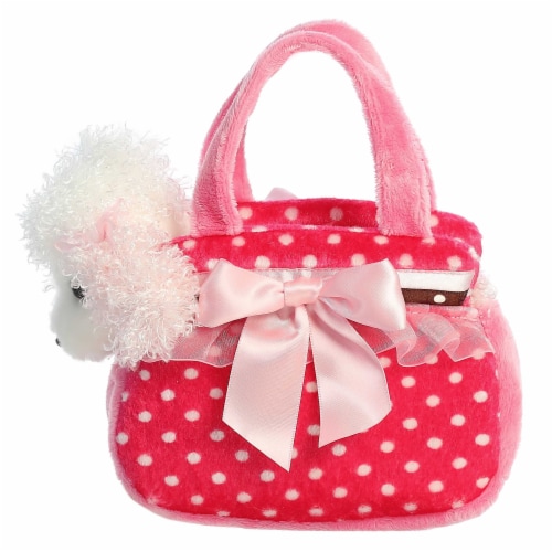Fancy Pals Fancy Pink Polka Dot 8 Inch Pet Carrier, 1 - Fry’s Food Stores