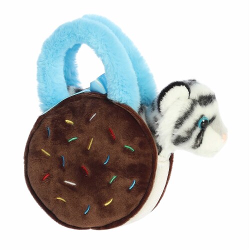 Aurora Small White Fancy Pals 8 inch Ice Cream Sandwich Tiger Fashionable Stuffed Animal, One ...