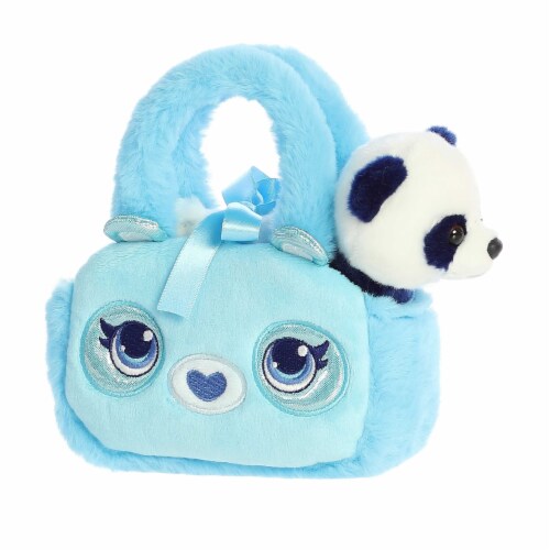 Aurora Small White Fancy Pals 8inches Glitter Panda Fashionable Stuffed ...