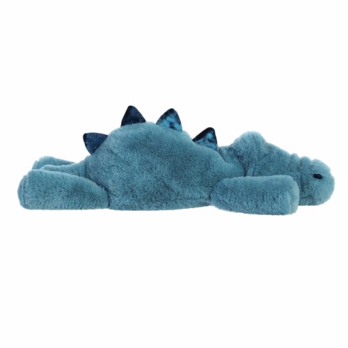 Aurora Large Blue Snoozles 18inches Alligator Laid-back Stuffed Animal ...