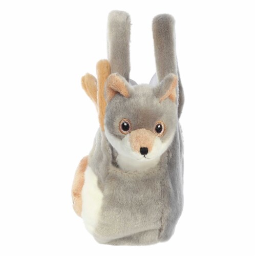 Aurora Small Grey Eco Nation 6 inches Wolf Eco-Friendly Stuffed Animal ...