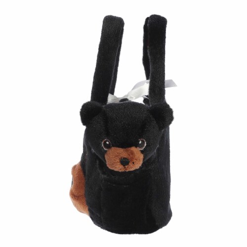 Aurora Small Black Eco Nation 6 inches Black Bear Eco-Friendly Stuffed ...