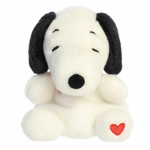 Aurora Mini White Peanuts Palm Pals 5 inch Snoopy Hearts Adorable ...