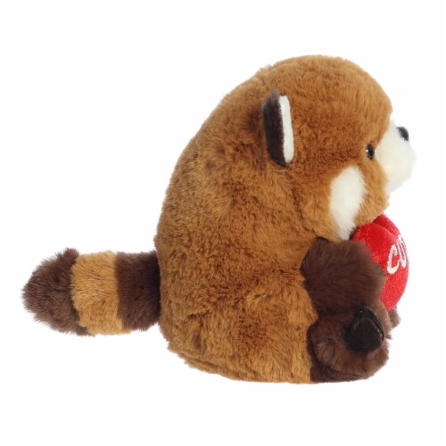 Aurora Mini Brown Rolly Pet 5 inches Cutie Red Panda Round Stuffed Animal, One Size - Kroger