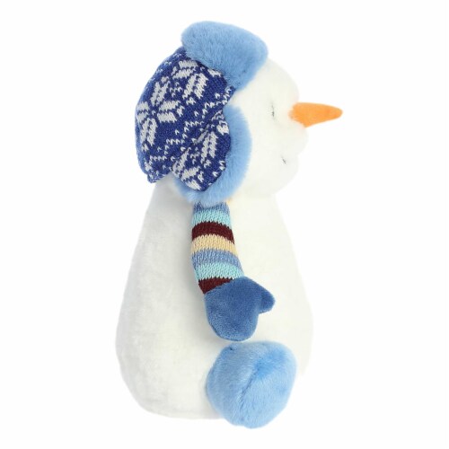Aurora Medium White Holiday Land of Lils 9.5 inch Aspen Snowman Festive ...