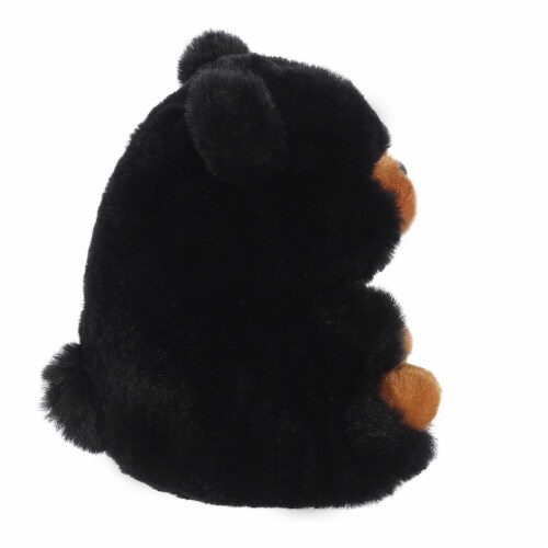 Aurora - Small Black Rolly Pet - 5.5" Blizzard Black Bear - Festive Stuffed Animal, One Size ...
