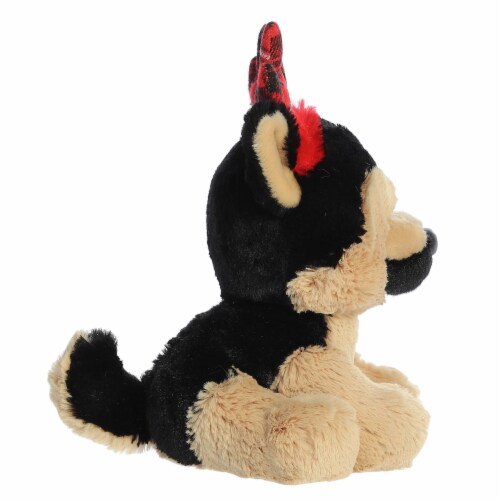 Aurora Small Brown Holiday Cheer 8.5 inch Judy German Shepherd Festive ...