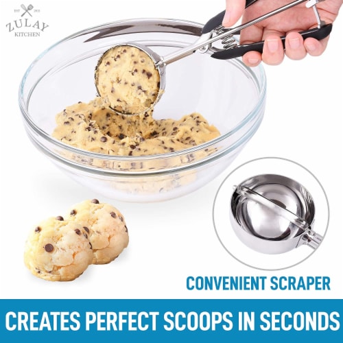  Cookie Scoop Set, Small/1 Tbsp, Medium/1.5 Tbsp, Large/2 Tbsp, Cookie  Scoops for Baking Set of 3, Cookie Dough Scoop: Home & Kitchen