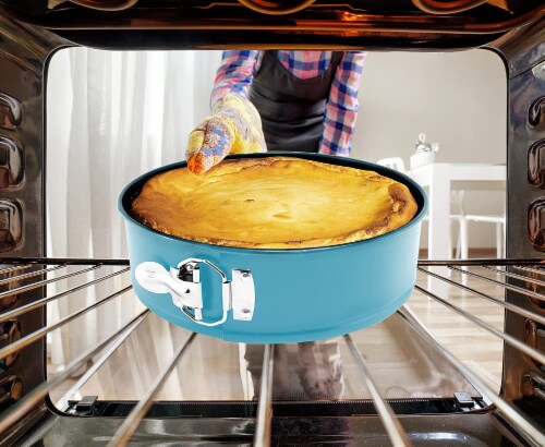 Zulay Kitchen Cheesecake Pan - Springform Pan with Safe Non-Stick Coating -  9 inch Light Blue, 1 - Harris Teeter