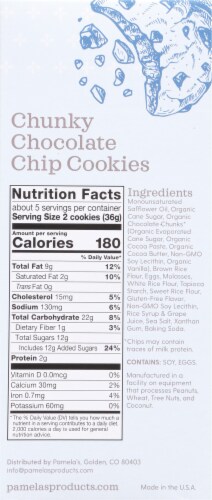 Pamela's® Gluten Free Chunky Chocolate Chip Cookies Perspective: right