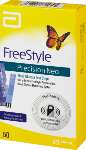 FreeStyle Precision Neo Blood Glucose Test Strips Perspective: right