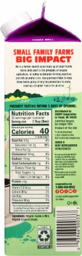 Organic Valley® Half & Half Perspective: right