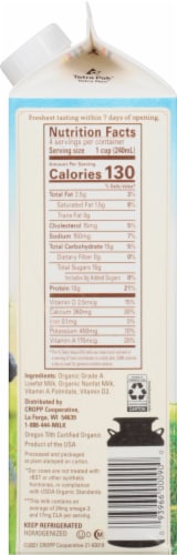 Organic Valley® Ultra Pasteurized 1% Lowfat Milk Perspective: right