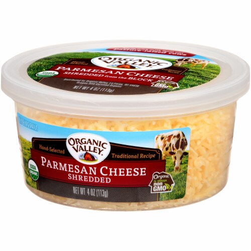Organic Valley® Parmesan Shredded Cheese Perspective: right