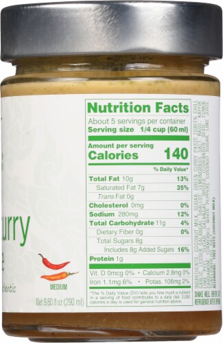 Watcharee's® Thai Green Curry Sauce Perspective: right
