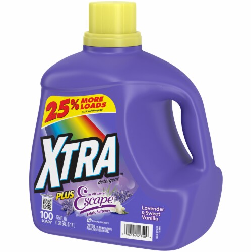 Xtra Lavender & Sweet Vanilla Liquid Laundry Detergent Perspective: right