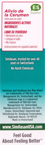Similasan Ear Wax Relief Ear Drops Perspective: right