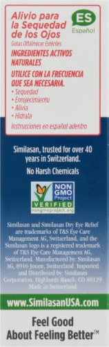 Similasan® Dry Eye Relief™ Eye Drops Perspective: right