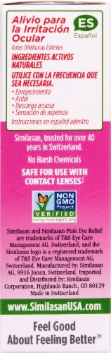 Similasan® Pink Eye Relief Drops Perspective: right