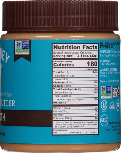 Barney Butter Smooth Almond Butter Perspective: right