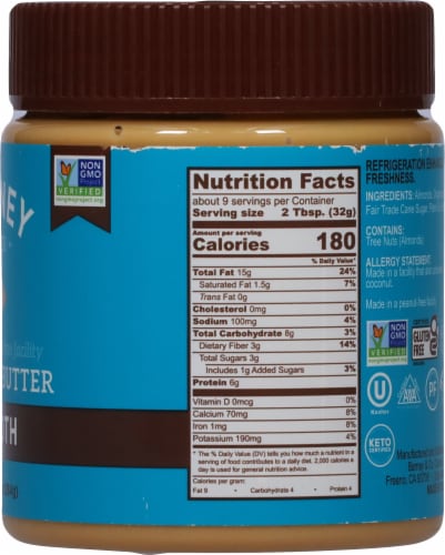 Barney Butter Smooth Almond Butter Perspective: right