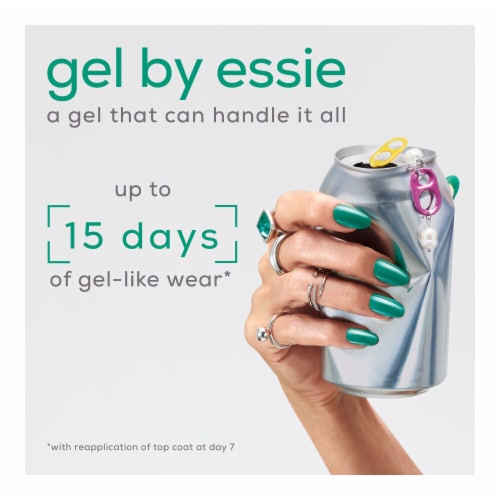 essie Gel Couture Baby Blue First View Nail Polish Perspective: right