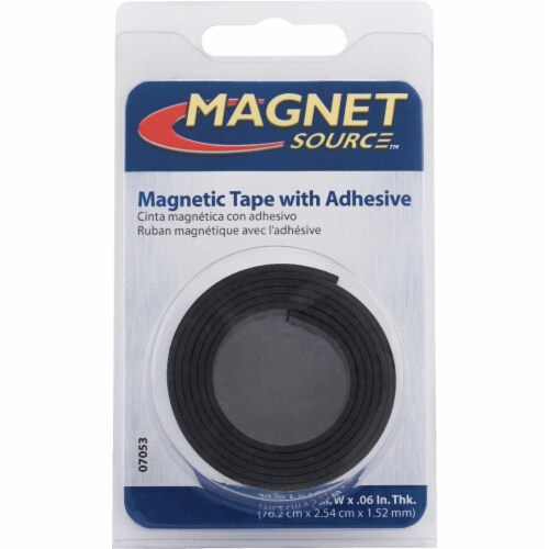 Bulk Buys MR054-24 30" x 1/2" Black Adhesive Magnet Strips - Pack  of 24, 1 - Fred Meyer