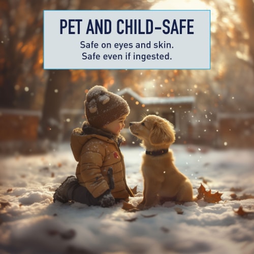 Safe Paw Pet Friendly Concrete Safe Salt Free Ice Melt Pellets, 22 Lb Flexicube Perspective: right