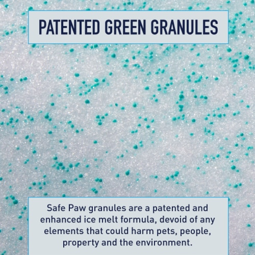 Safe Paw Pet Friendly Concrete Safe Salt Free Ice Melt Pellets, 35 Pound Pail Perspective: right