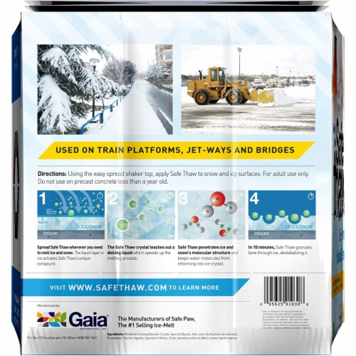 Safe Thaw Industrial Strength Ice Melt, 30 lb Flexicube Perspective: right
