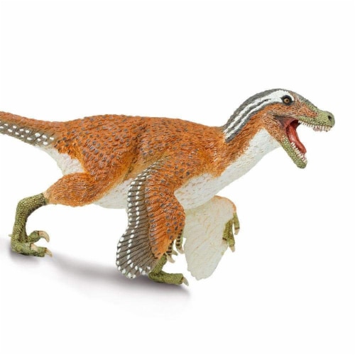 Feathered Velociraptor Toy Perspective: right