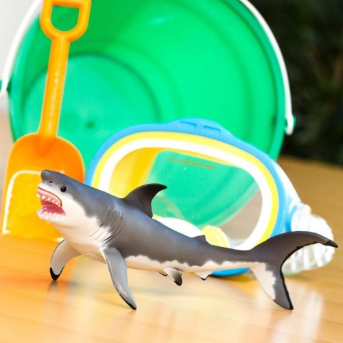 Great White Shark Toy Perspective: right