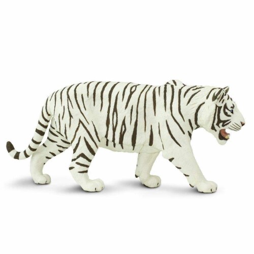 White Siberian Tiger Toy Perspective: right