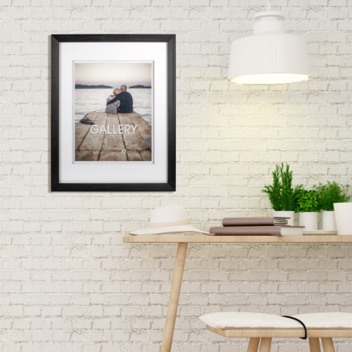 Malden Spacer Mat Black Picture Frame Perspective: right