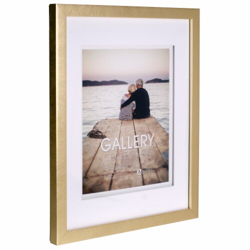 Malden Double Spacer Gold Picture Frame Perspective: right