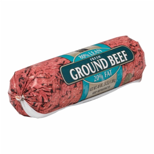 American Foods Group Fresh 80/20 Ground Beef Perspective: right