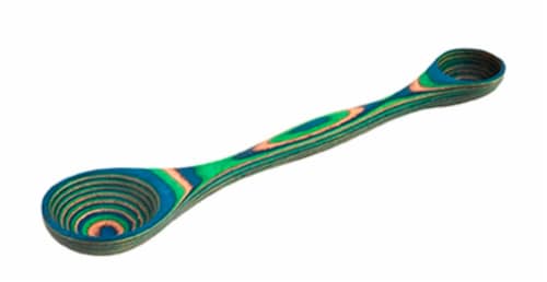 Peacock Pakka Dbl Meas Spoon - carded Perspective: right