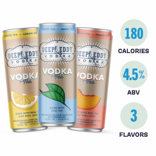 Deep Eddy Vodka + Tea Variety Pack Perspective: right