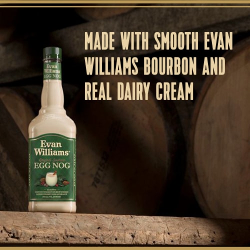 Evan Williams Original Southern Egg Nog Cocktail Perspective: right