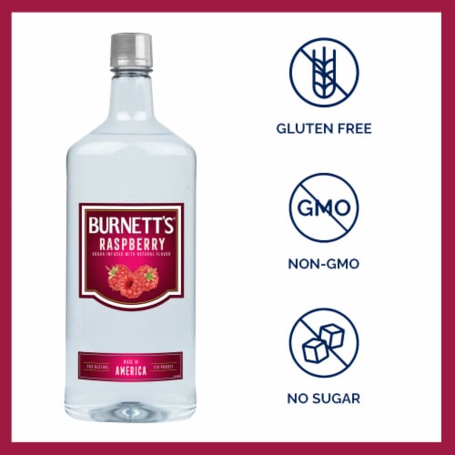 Burnett's Raspberry Vodka Perspective: right